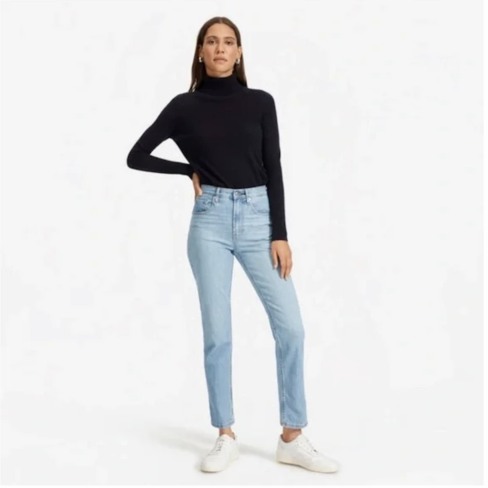 Everlane High Rise Straight Jean